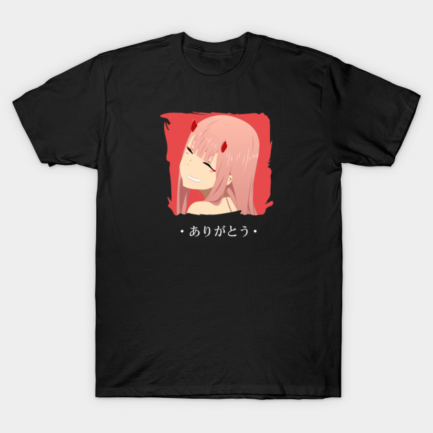 Zero Two from Darling in The Franxx Arigatou